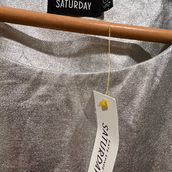 Kate Spade silver trapeze tank top M - Picture 5 of 5